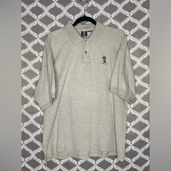 Marvin Martian 👽 Warner bros vintage polo shirt - Picture 1 of 6
